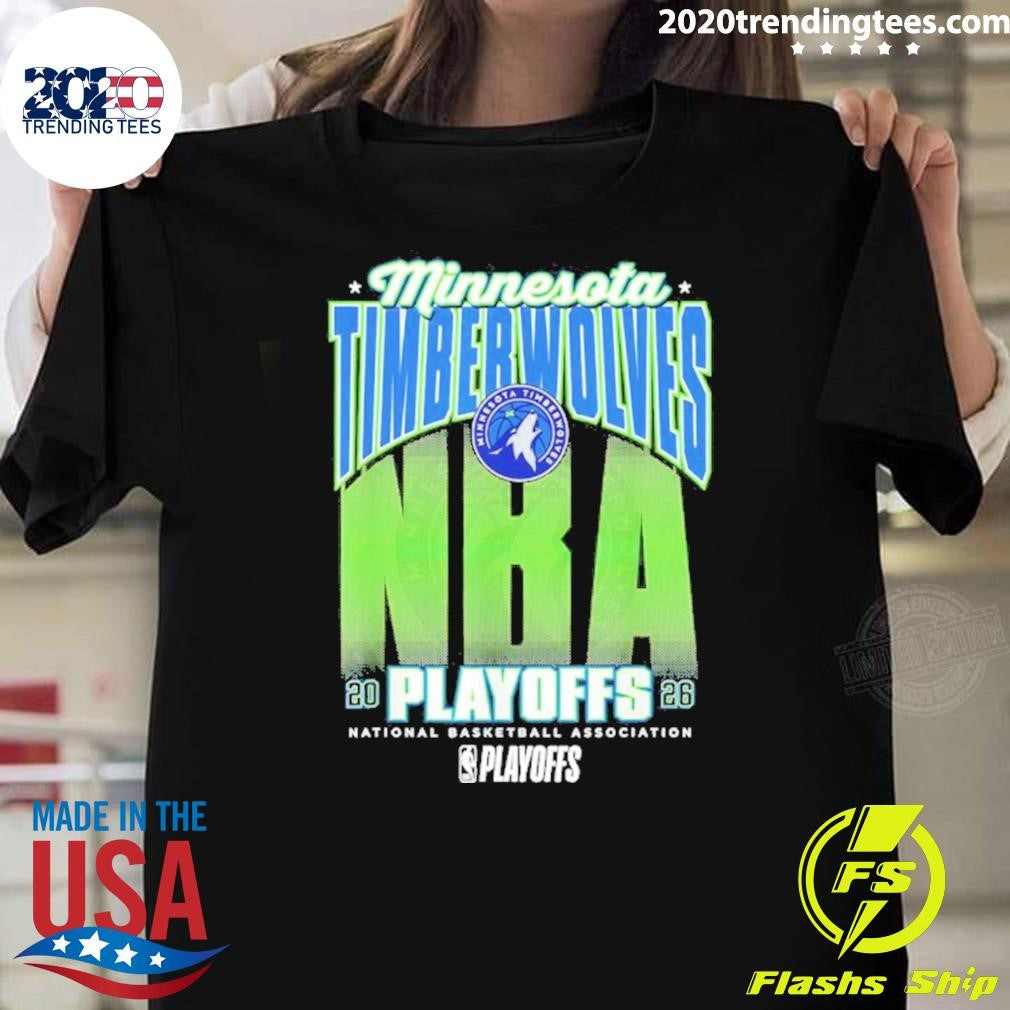 2026 Nba Playoffs Minnesota Timberwolves Fade Shirt