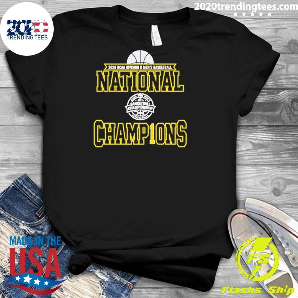 2026 Ncaa Division Ii Men’s Basketball National Champions Shirt