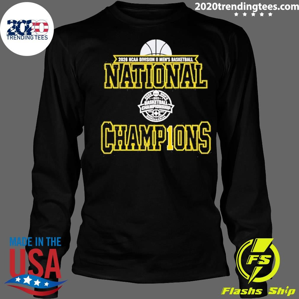 2026 Ncaa Division Ii Men’s Basketball National Champions Shirt