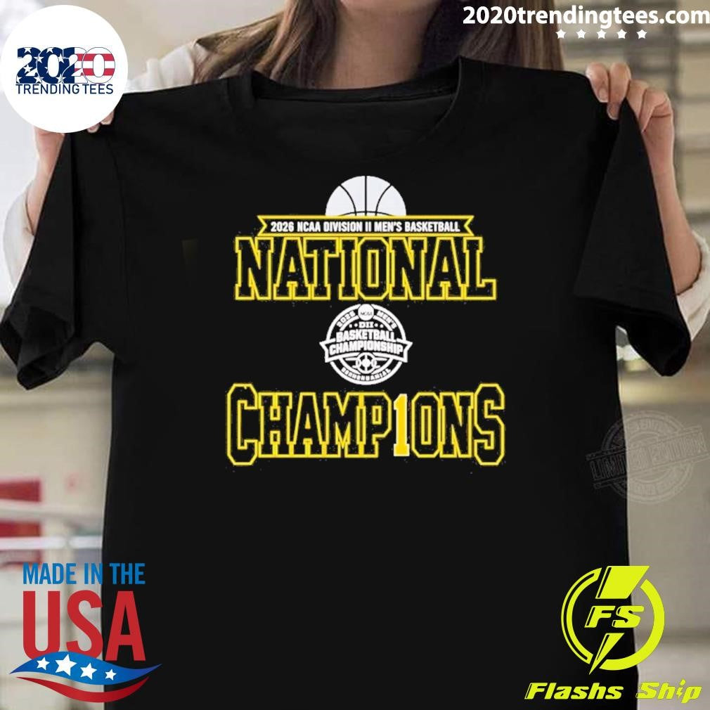2026 Ncaa Division Ii Men’s Basketball National Champions Shirt