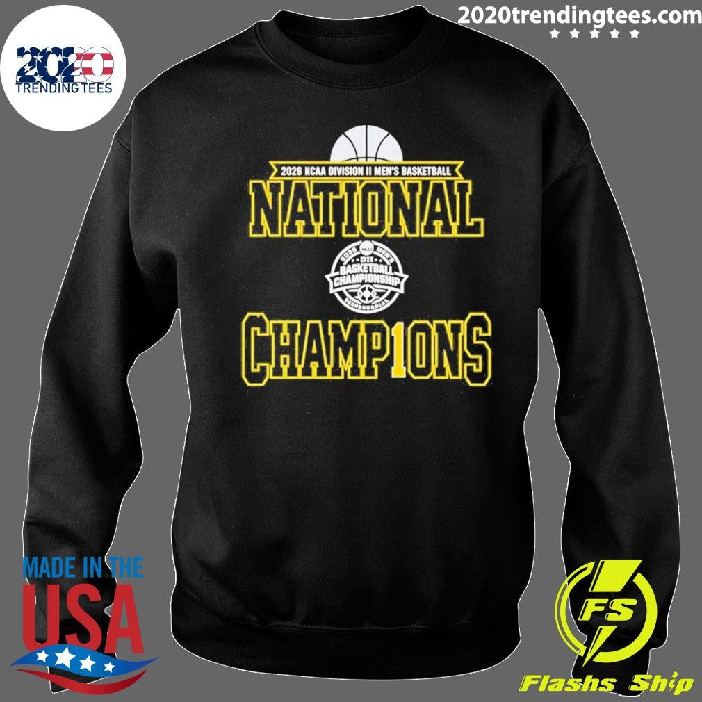 2026 Ncaa Division Ii Men’s Basketball National Champions Shirt