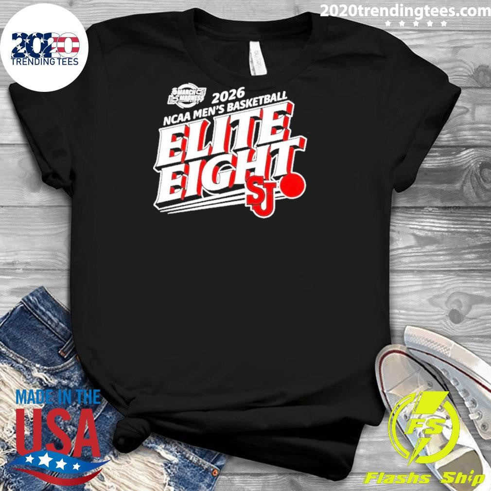 2026 Ncaa Men’s Basketball Elite Eight Sju Logo Shirt