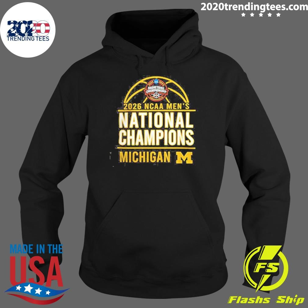 2026 Ncaa Mens Basketball National Champions Michigan Wolverines Shirt