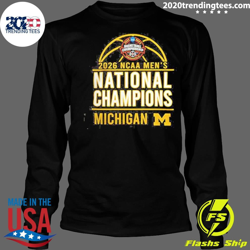 2026 Ncaa Mens Basketball National Champions Michigan Wolverines Shirt