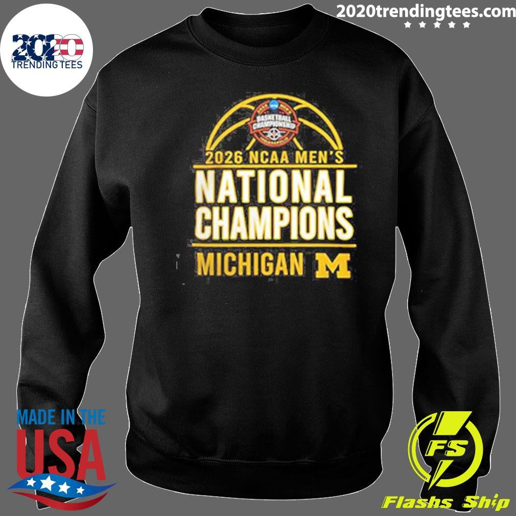 2026 Ncaa Mens Basketball National Champions Michigan Wolverines Shirt
