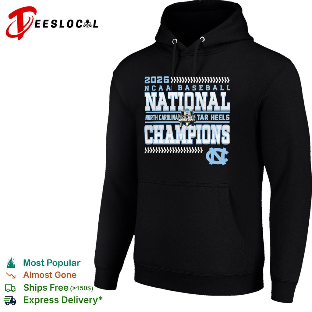 2026 North Carolina Tar Heels NCAA Baseball National Champions shirt