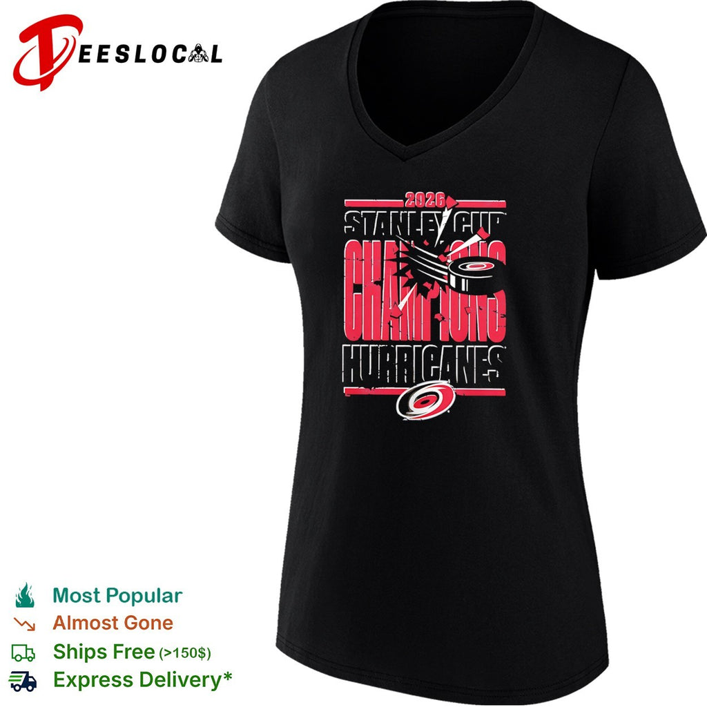 2026 Stanley Cup Champions Carolina Hurricanes Hockey Puck Team shirt