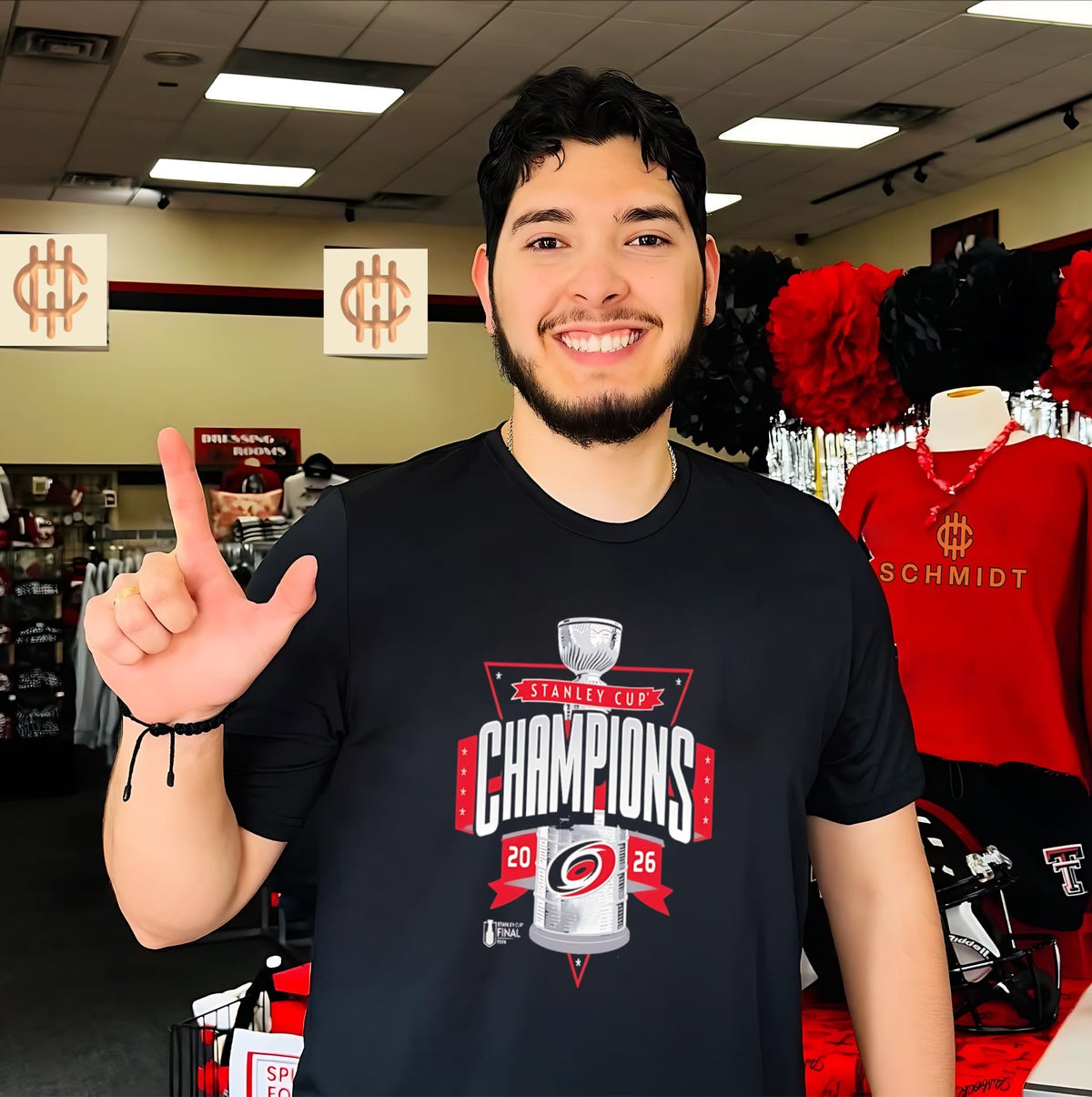 2026 Stanley Cup Champions Carolina Hurricanes logo shirt