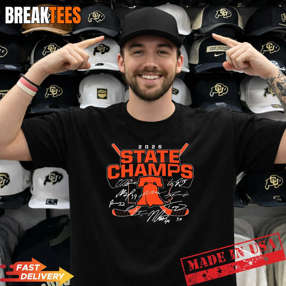 2026 State Champs Philadelphia Hockey Shirt