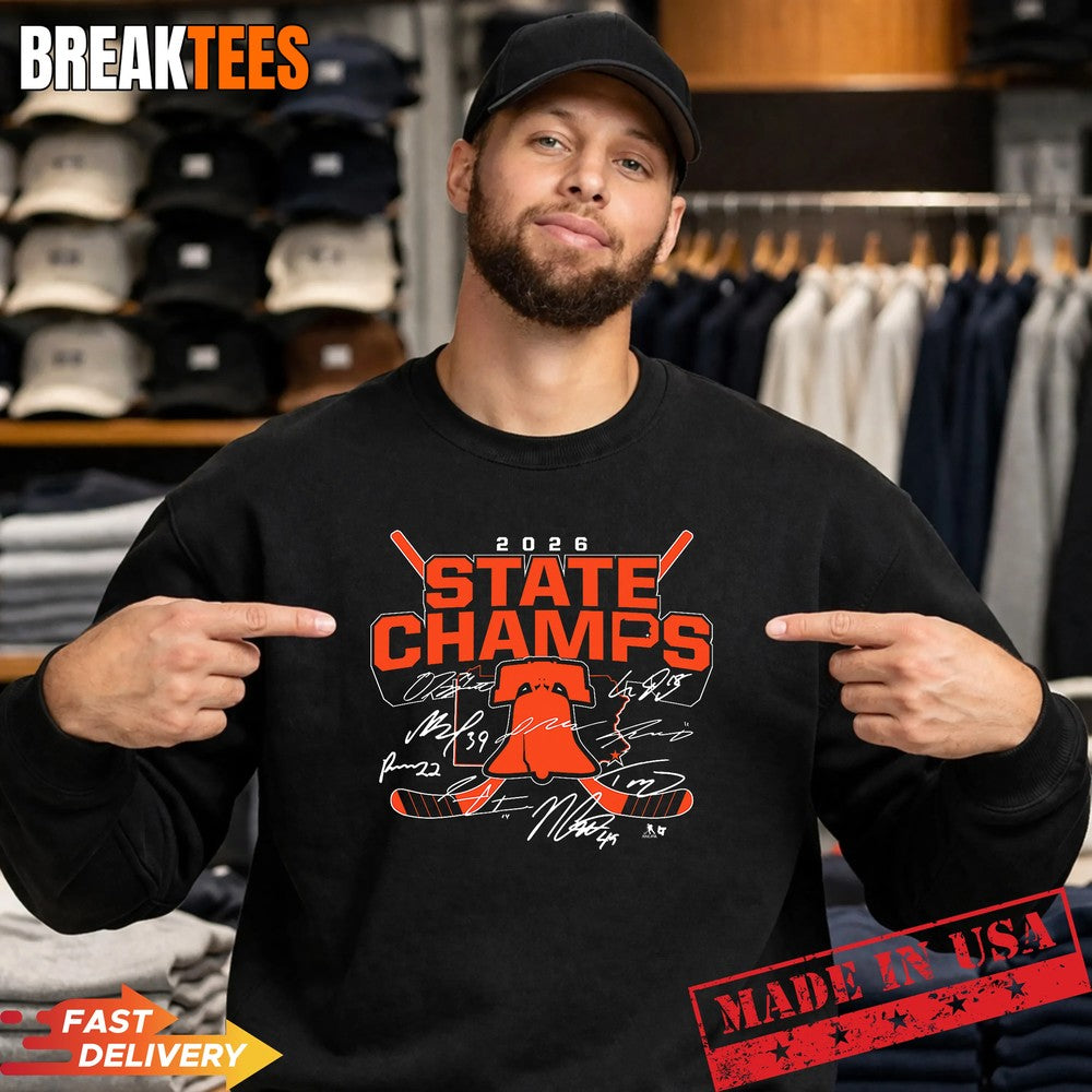 2026 State Champs Philadelphia Hockey Shirt