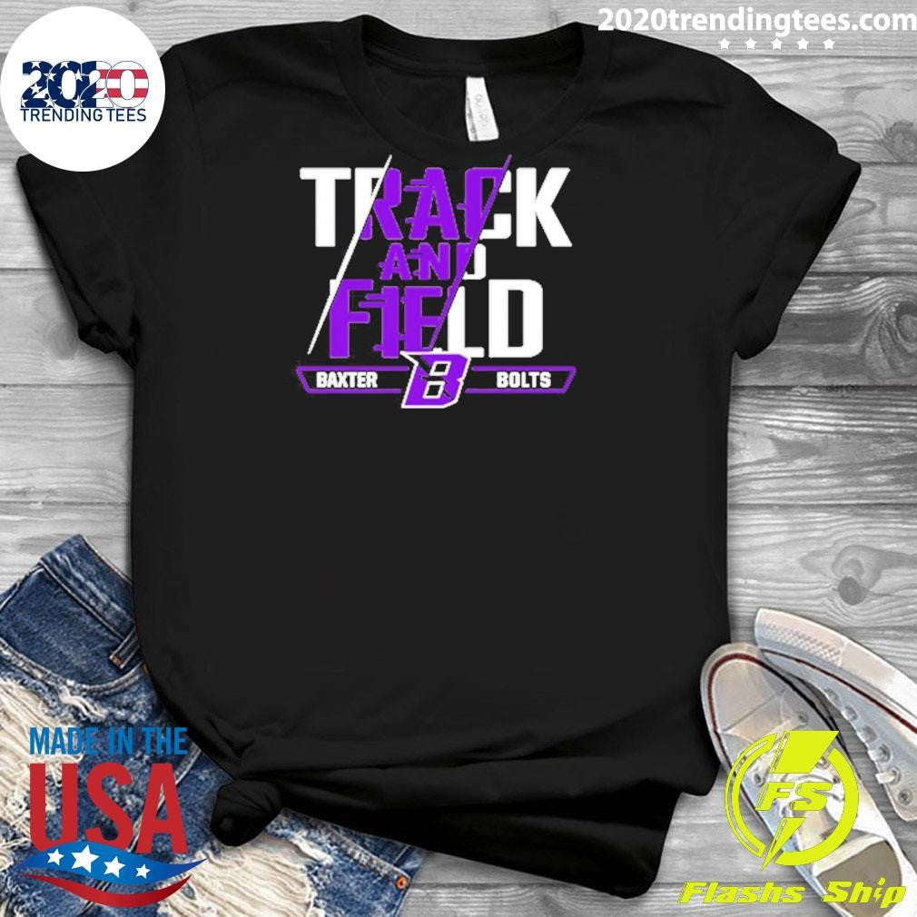 2026 Track And Field Baxter Bolts logo Shirt