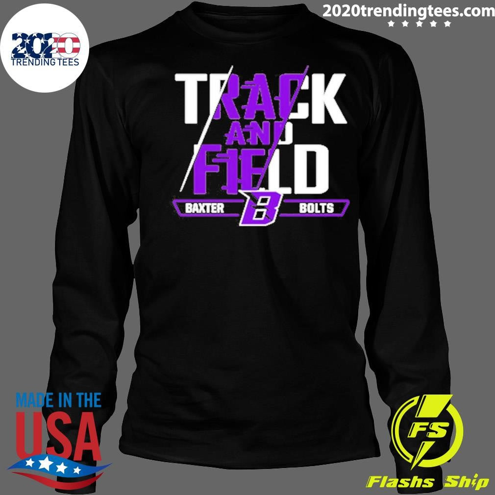 2026 Track And Field Baxter Bolts logo Shirt
