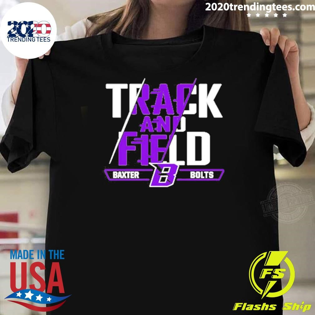 2026 Track And Field Baxter Bolts logo Shirt