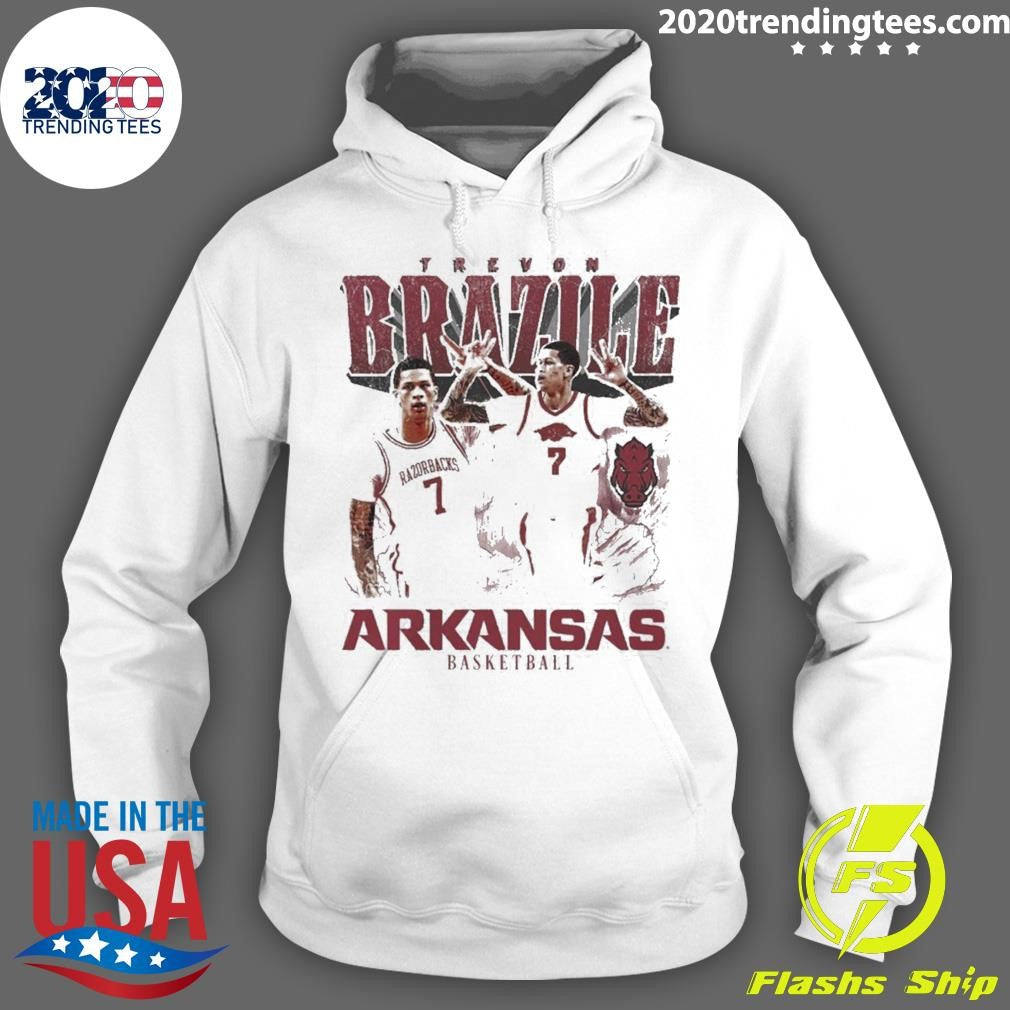 2026 Trevon Brazile Arkansas Razorbacks Men’s Basketball 90s Graphic Shirt