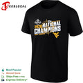 2026 West Virginia Mountaineers 21x NCAA Rifle National Champions logo shirt