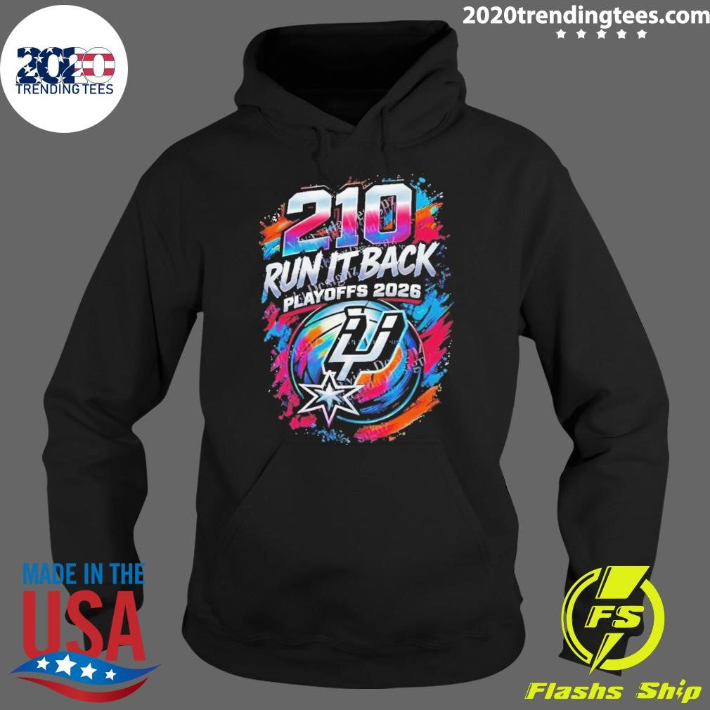 210 Run It Back San Antonio Spurs Basketball Game Day Playoff 2026 Shirt