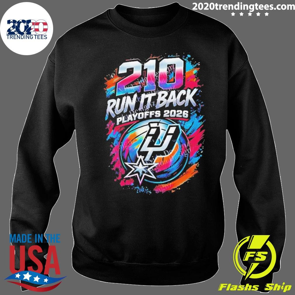 210 Run It Back San Antonio Spurs Basketball Game Day Playoff 2026 Shirt