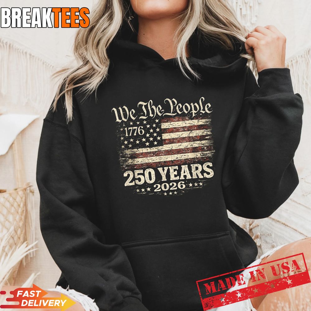 250 Years 1776-2026 250th Anniversary 4th of July Shirt