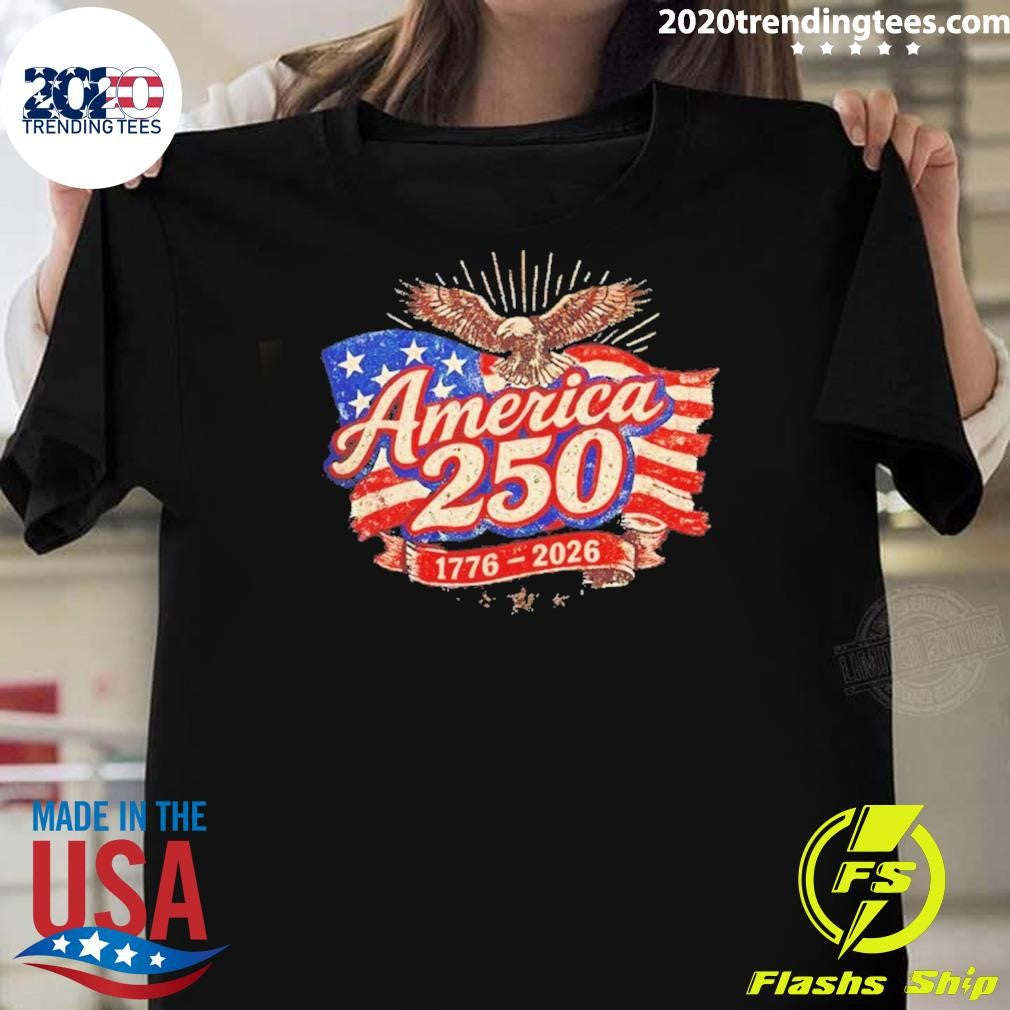 250 Years Of American Freedom Eagle Vintage Shirt
