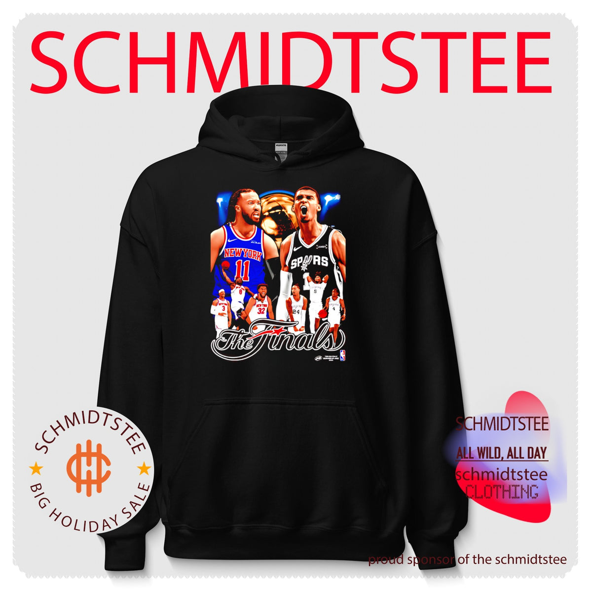 ’26 Finals Knicks vs Spurs graphic shirt