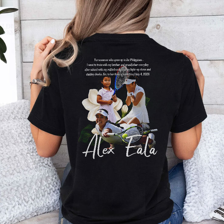 Alex Eala Once It Grows It Cannot Be Stopped Magnolia Tennis Player T Shirt