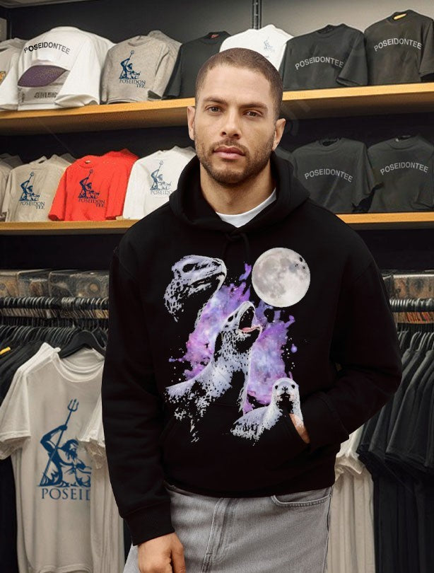 3 Seals Howling At The Moon T-shirt