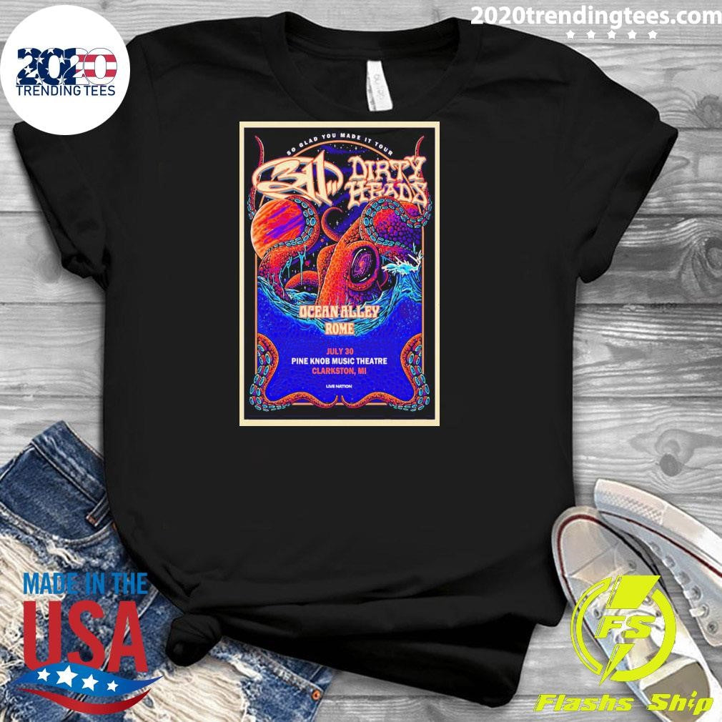 311 & Dirty Heads Ocean Alley July 30 Pine Knob Music Theatre Clarkston, MI Shirt