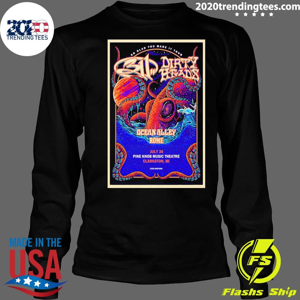 311 & Dirty Heads Ocean Alley July 30 Pine Knob Music Theatre Clarkston, MI Shirt