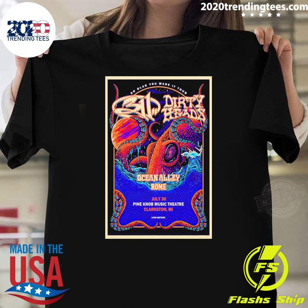 311 & Dirty Heads Ocean Alley July 30 Pine Knob Music Theatre Clarkston, MI Shirt