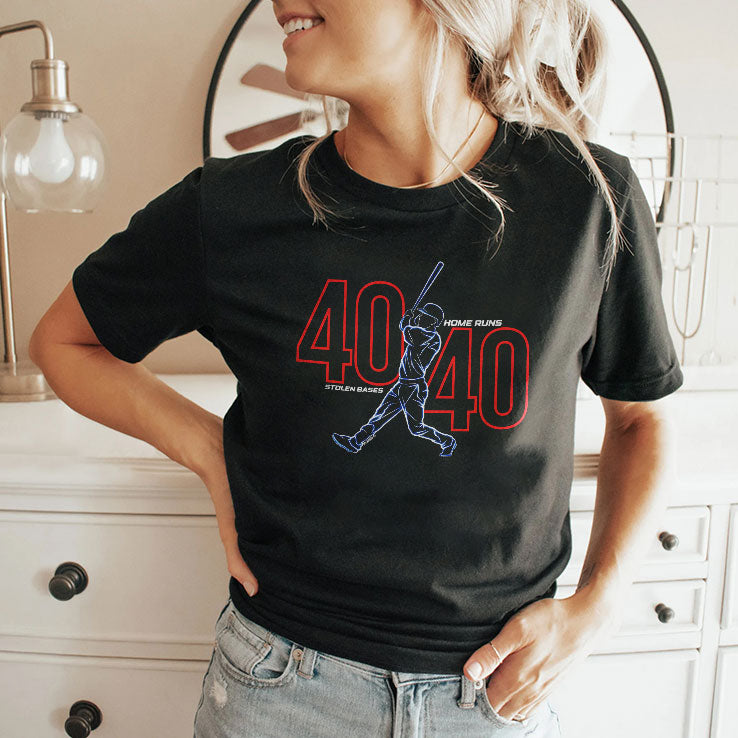 40 Stolen Bases 40 Home Runs PCA Shirt
