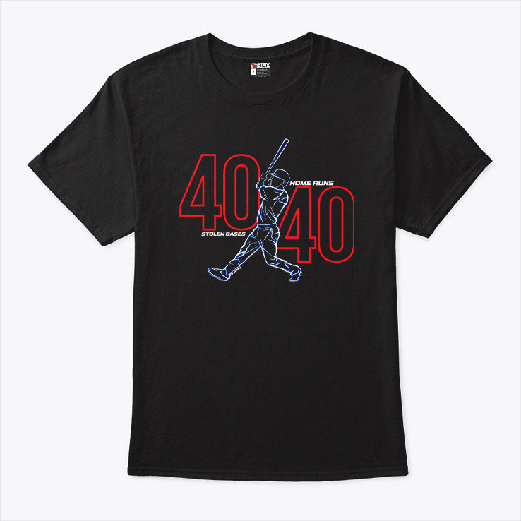 40 Stolen Bases 40 Home Runs PCA Shirt