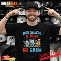 4th of July Red White Blue ER Crew T-Shirt