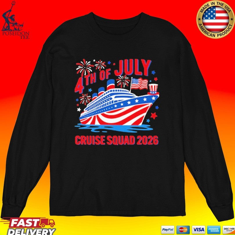 4th Of July Cruise Squad 2026 T-shirt
