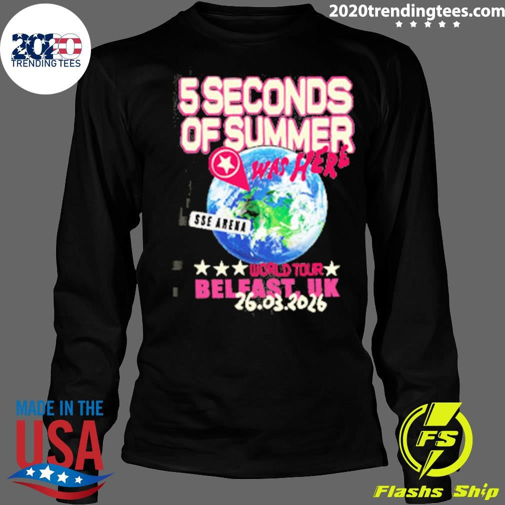 5 Second Of Summer World Tour 2026 Shirt