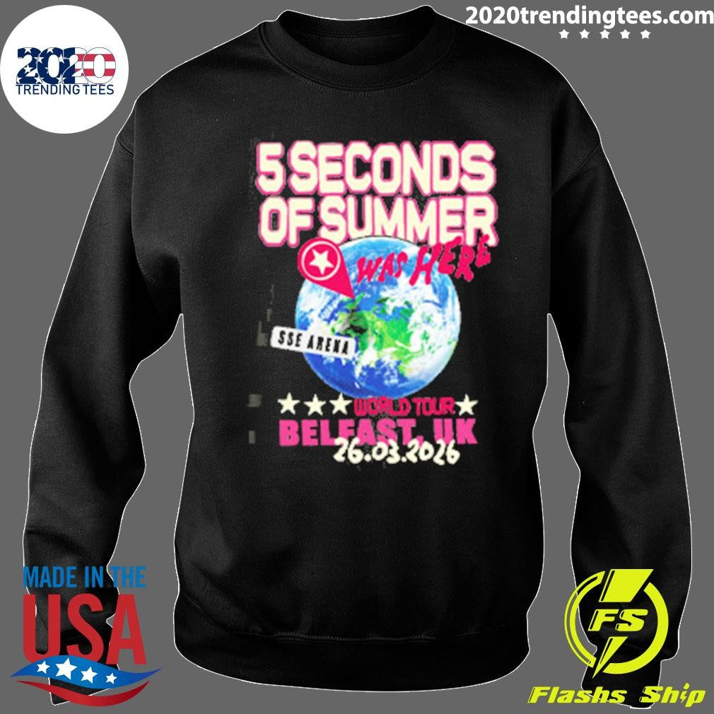 5 Second Of Summer World Tour 2026 Shirt