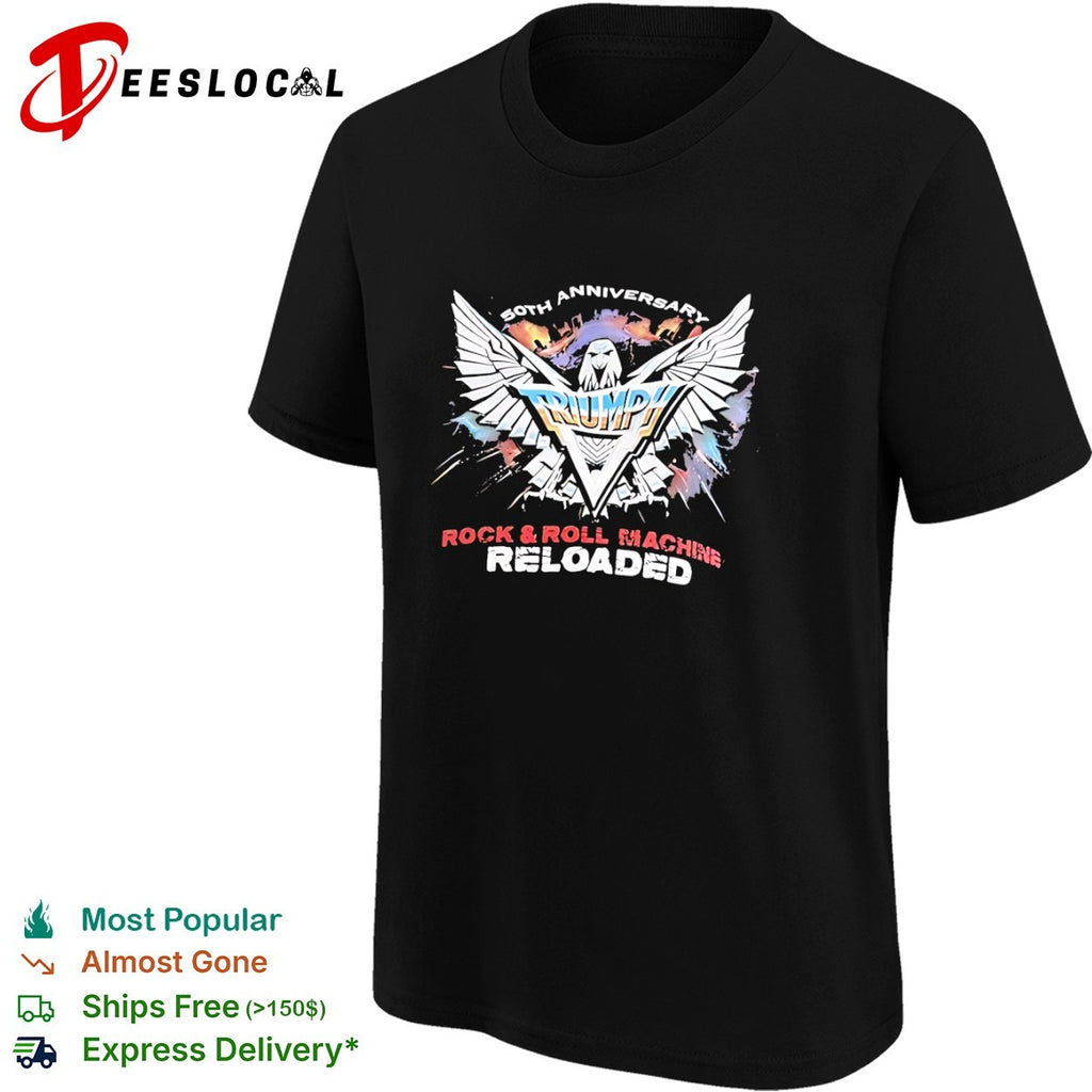 50th Anniversary Rock and Roll Machine Reloaded eagle shirt