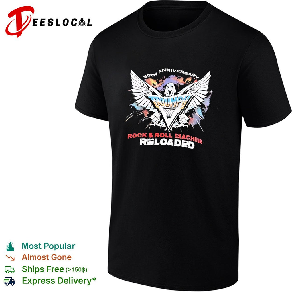 50th Anniversary Rock and Roll Machine Reloaded eagle shirt