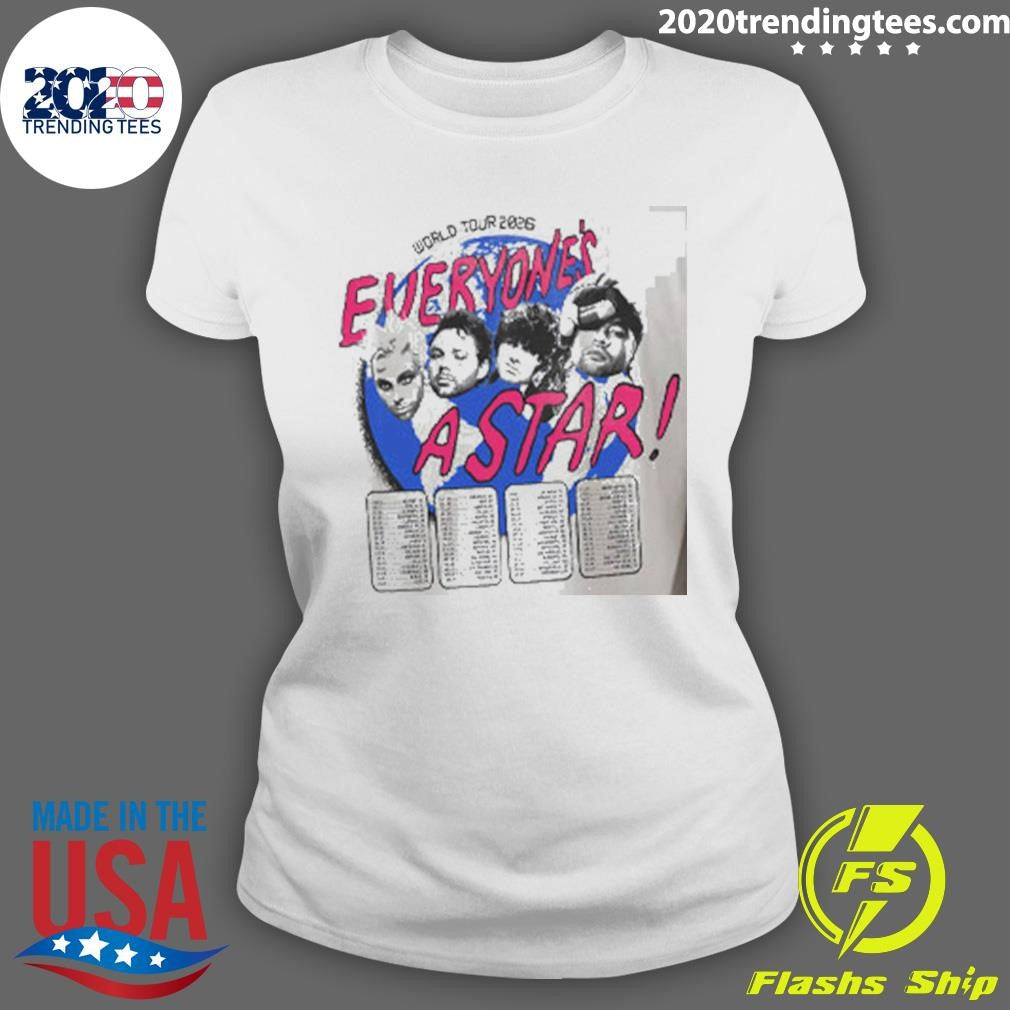5sos World Tour 2026 Merchandise Shirt