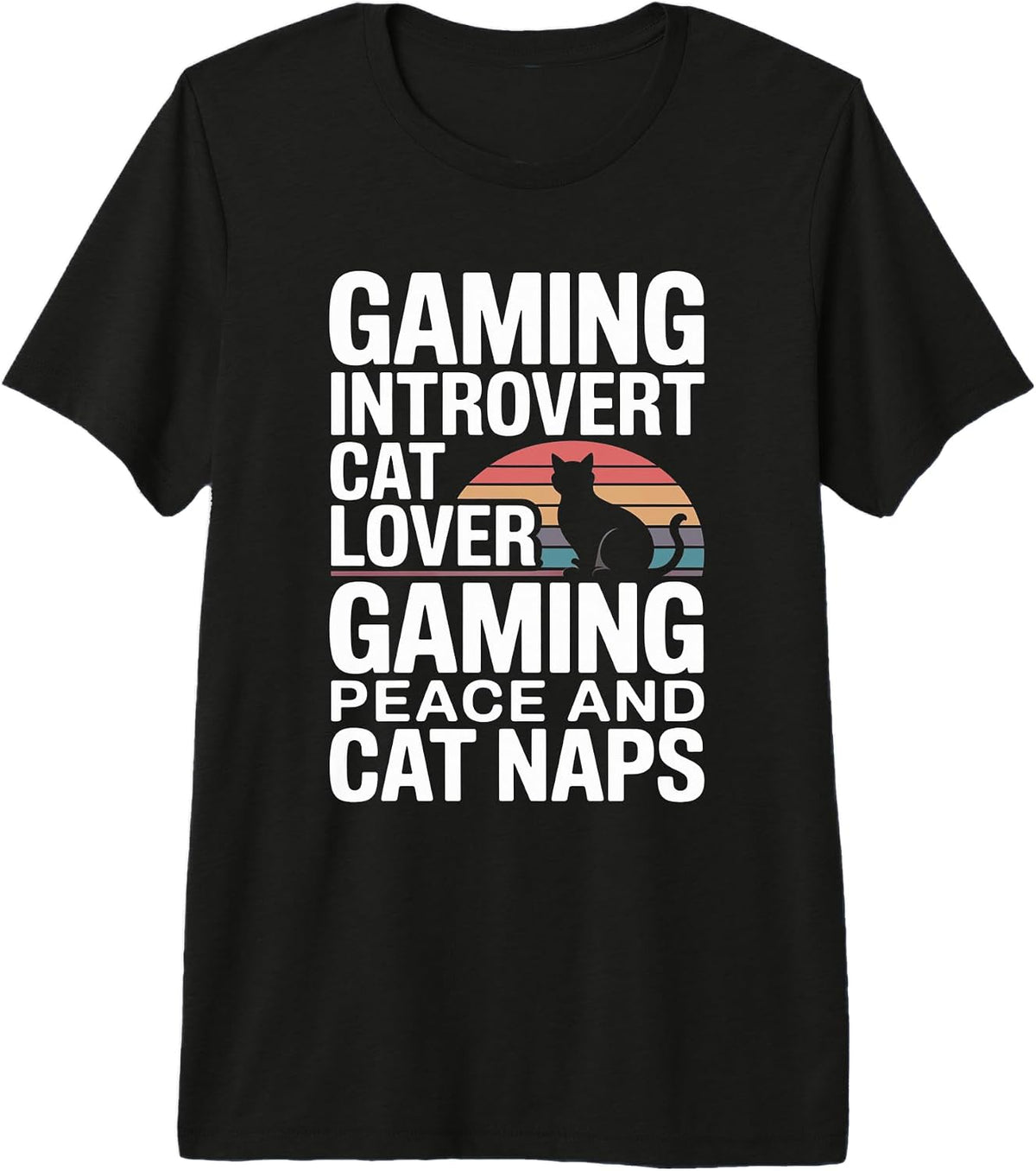 Introvert Gamer Cat Lover Naps Gaming Life