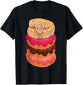 Snake Ball Python Reptile on Doughnuts Donuts Herpetologists T-Shirt