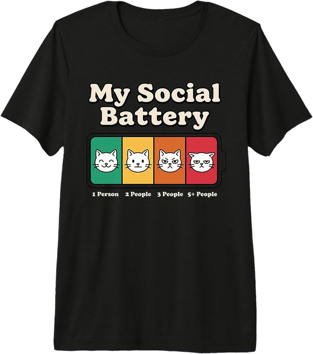 Introvert Social Battery Cat Gifts Apparel