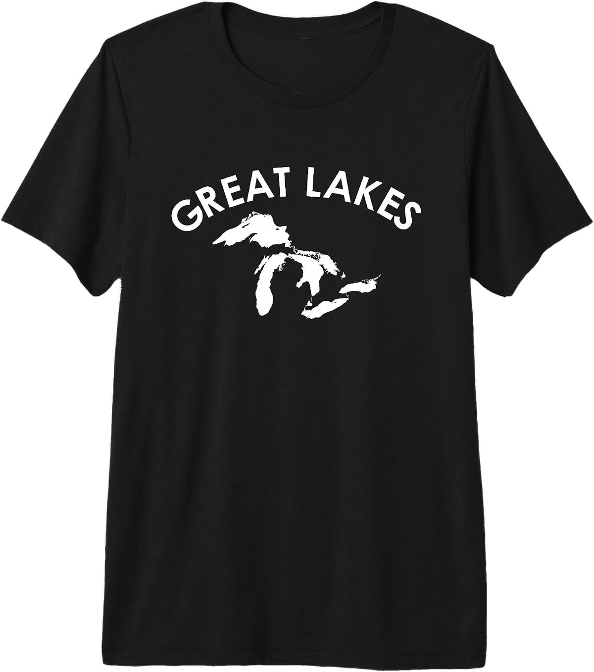 GREAT LAKES MAP SILHOUTTE