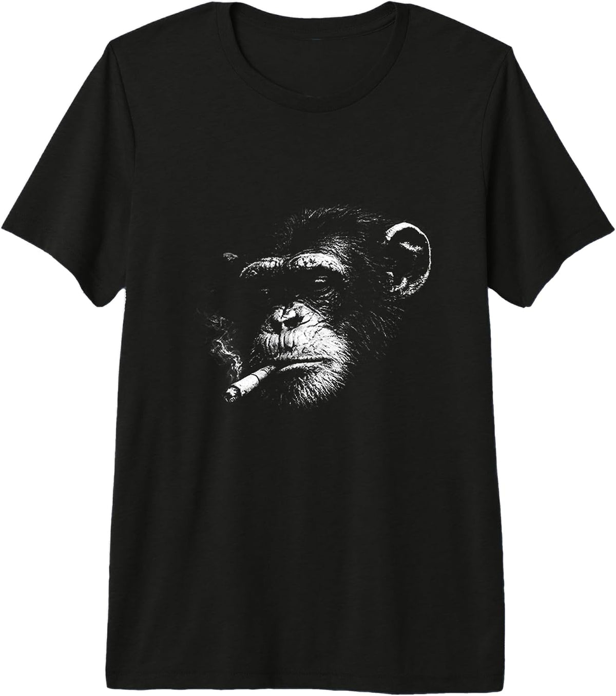 Vintage Funny Smoking Chimp Meme Art For Men Women