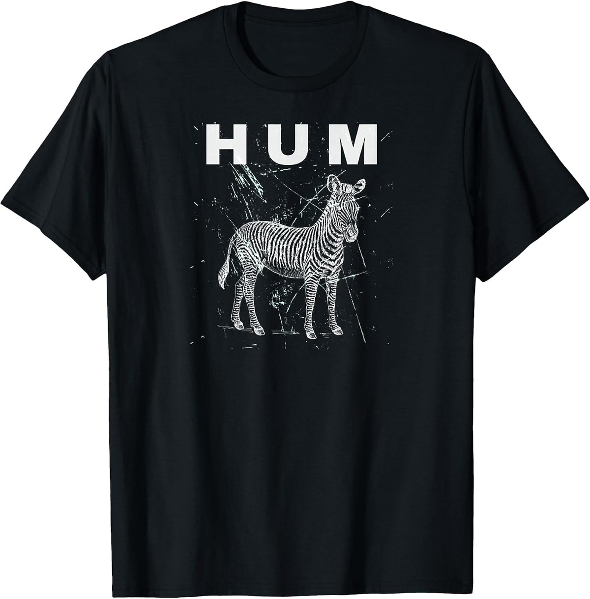 Vintage Animal Lover HUM Funny Retro Zebra Meme