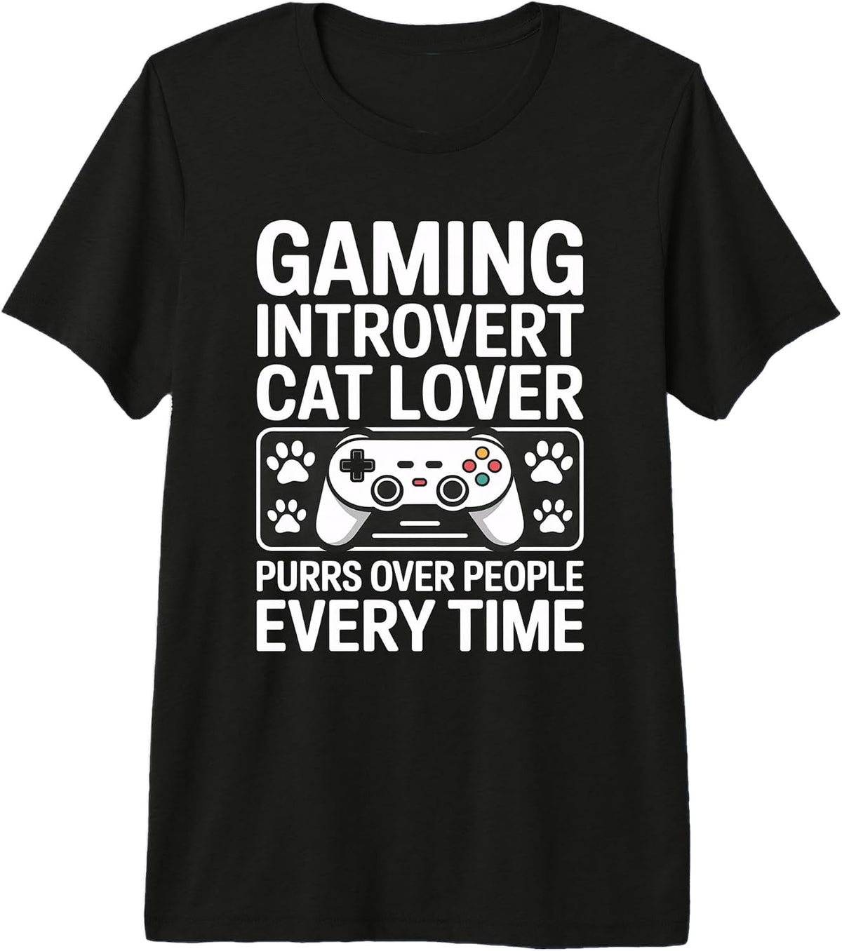 Cat Lover Gaming Introvert