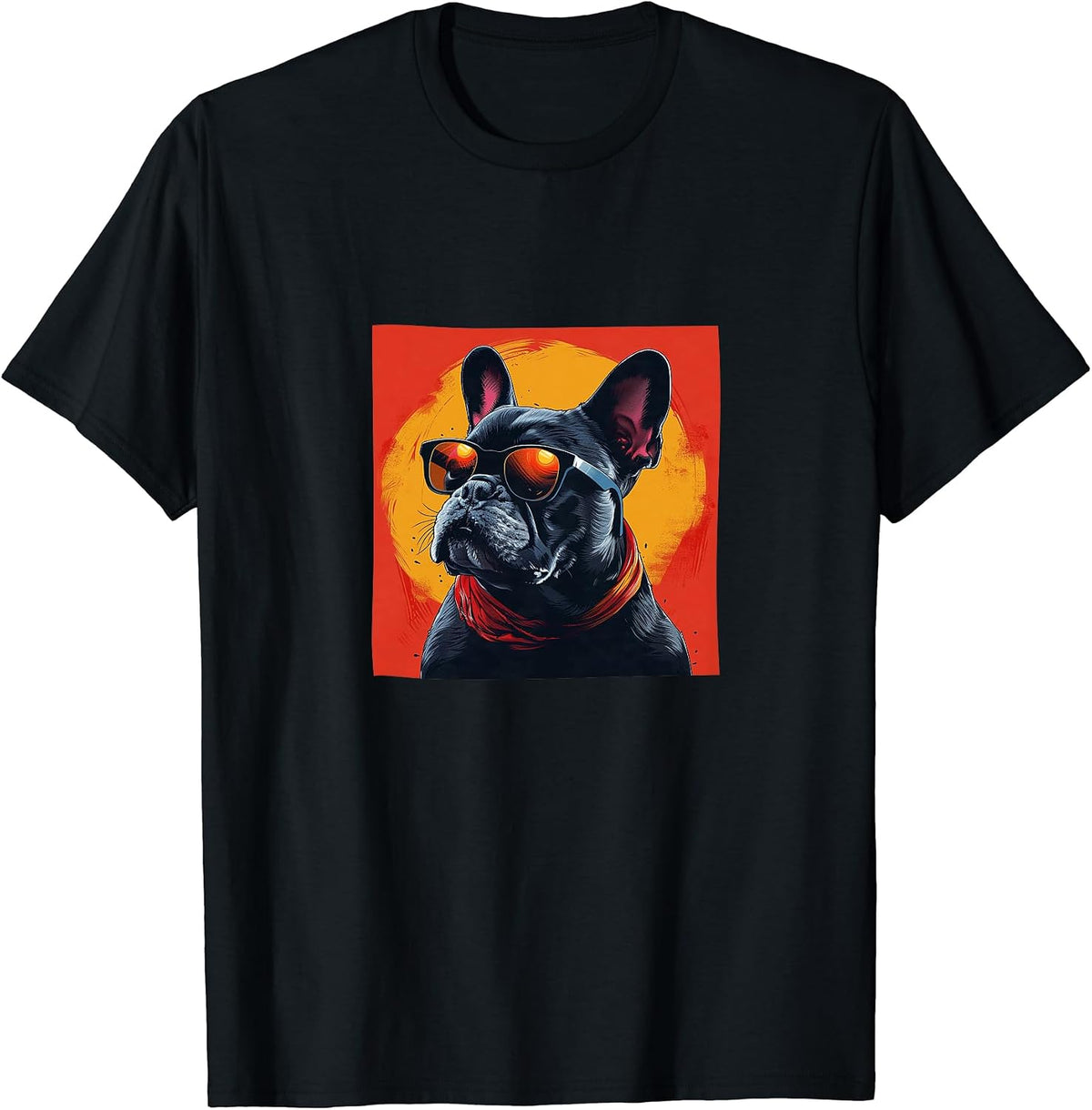 French Bulldog Sunglasses Retro Colorful Merch