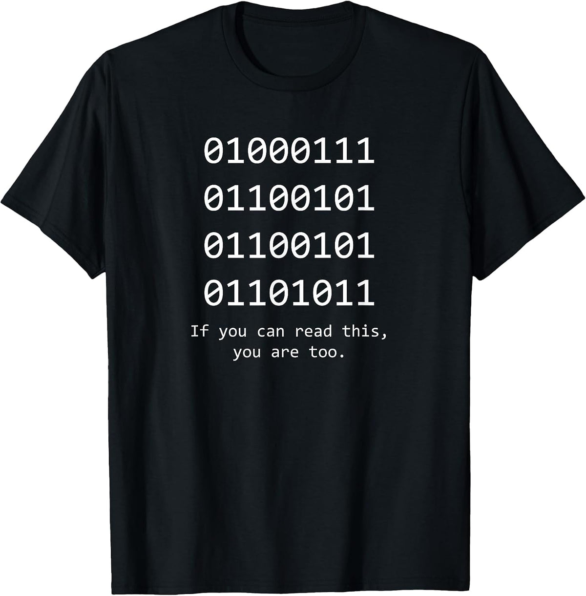 Computer Binary Programmer and developer Geek Tees