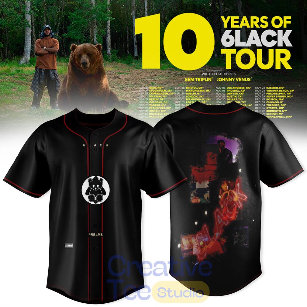 6LACK “10 Years of 6LACK” World Tour Special Jersey