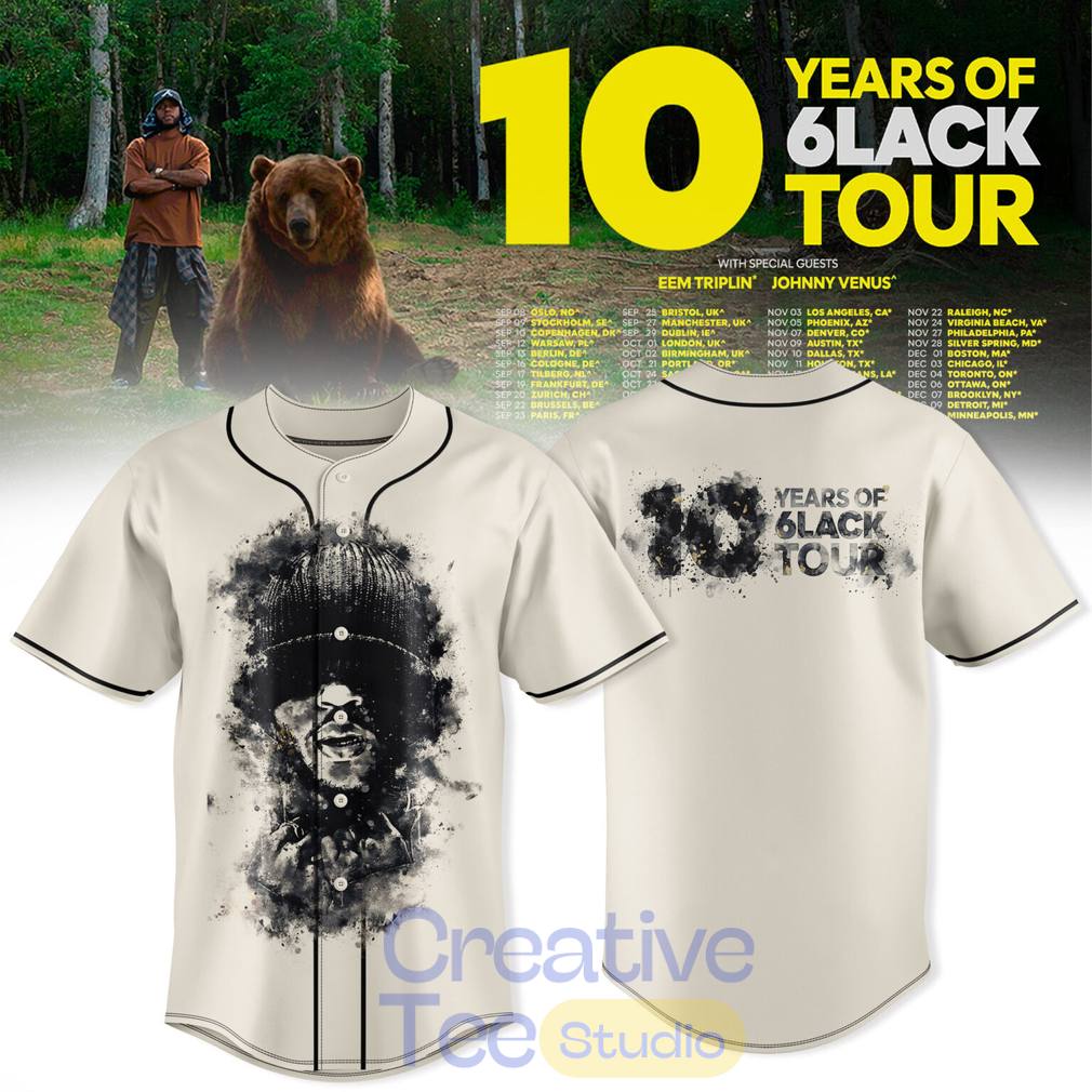 6LACK “10 Years of 6LACK” World Tour Special Jersey