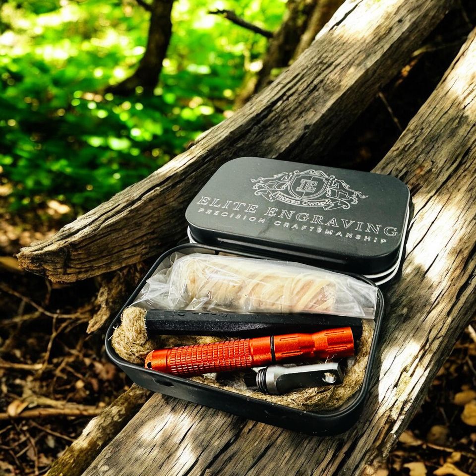 Personalized Fire Starter Kit | Survival Camping Fire Starter | Boy Scout gift | Best man gift | gift for hunter | hiking gear | pocket size